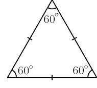 If a triangle is an equilateral triangle then the triangle has exactly three 60 angles abc is an equ