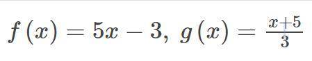 2. let f(x) = 5x + 2 and g(x) = x + 3 what is (f x g)(x)?