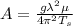 A = \frac{g \lambda^2 \mu}{4\pi^2 T_s}