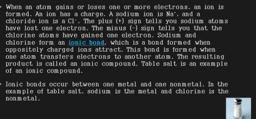 which will form an ionic bond?