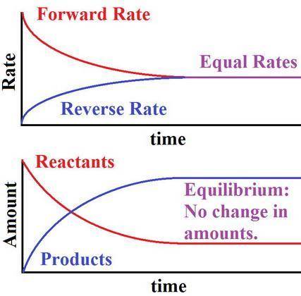 At chemical equilibrium, the amount of (product and reactant is zero, product and reactant remains c