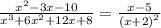 \frac{x^2-3x-10}{x^3+6x^2+12x+8}=\frac{x-5}{\left(x+2\right)^2}