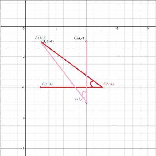 Angle abc is formed by segments ab and bc on the following coordinate grid:  a coordinate grid is sh