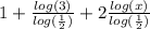 1+\frac{log(3)}{log(\frac{1}{2})}+2\frac{log(x)}{log(\frac{1}{2})}