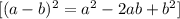 [\becasue (a-b)^2=a^2-2ab+b^2]