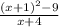 \frac{(x+1)^2-9}{x+4}