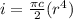 i = \frac{\pi c}{2} (r^4)