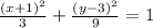 \frac{(x+1)^2}{3}+\frac{(y-3)^2}{9}=1