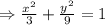 \Rightarrow \frac{x^2}{3}+\frac{y^2}{9}=1