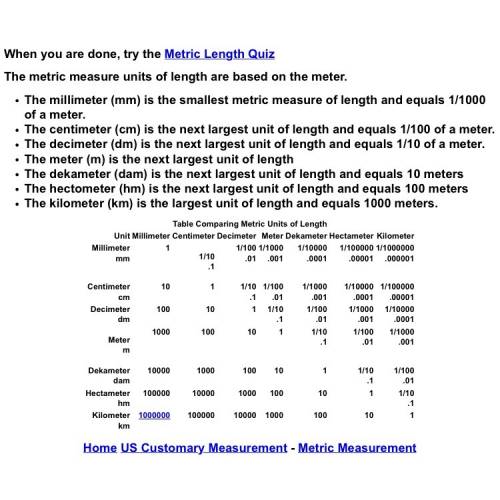 Ametric unit of length that is equal to 10 meters is a