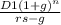 \frac{D1(1+g)^n}{rs-g}