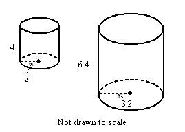 8. for questions 8-9, determine whether the two figures are similar. if so, give the scale factor of
