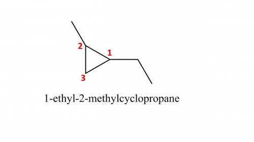 Name the cycloalkanes with molecular formula c6h12 that have a 3-membered ring and two substituents.