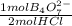 \frac{1molB_{4}O_{7}^{2-}}{2molHCl}