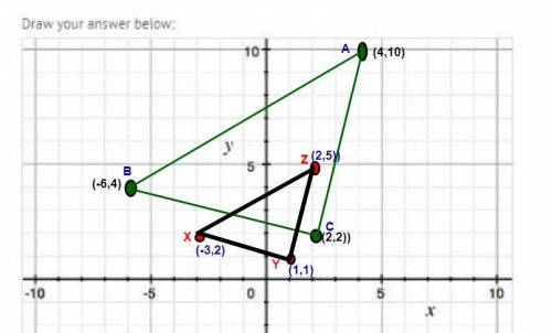 75 points to whoever does all of this for me.  1. draw, in black, the triangle with vertices (-3, 2)