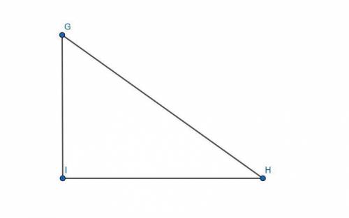 In δghi, the measure of ∠i=90°, ih = 24, gi = 7, and hg = 25. what is the value of the sine of ∠g to