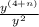 \frac{y^{(4+n)} }{y^2}