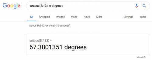 How do you find a to the nearest degree?