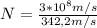 N = \frac{3*10^8m/s}{342,2m/s}