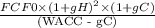 \frac{FCF0\times(1+gH)^2\times(1+gC)}{\textup{(WACC - gC)}}
