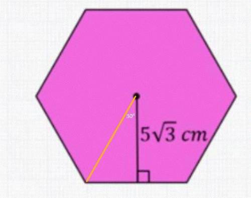 Find the area of regular polygon. can anyone  me been stuck with this for hours