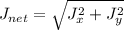 J_{net}=\sqrt{J_x^2+J_y^2}