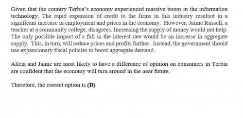 Two years back, the republic of terbia, a developed economy, experienced a massive boom in the infor