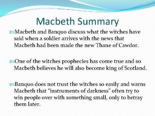 What are some examples of juxtaposition in macbeth?