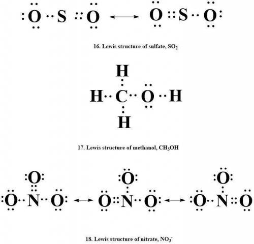 Draw lewis structures for each of the following. 1. nitrogen trifluoride, nf3 2. hydrogen sulfide, h