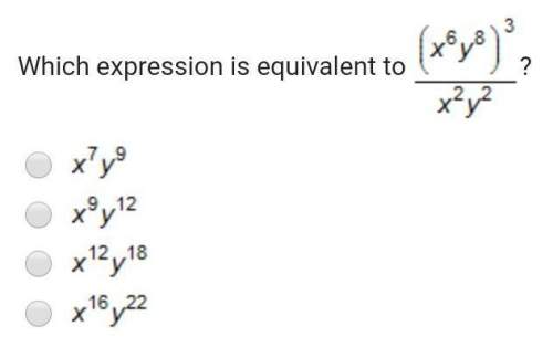 Which expression is equivalent to&nbsp;