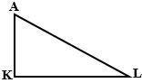 Given: ∆akl, ak = 9 m∠k = 90° m∠a = 60° the area of ∆akl