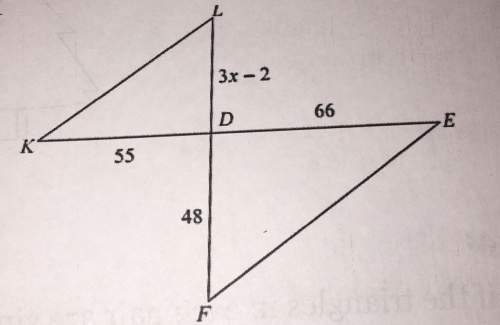 Solve for x. the triangles in each pair are similar. show work if you !