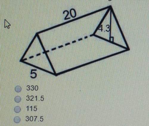 Find the surface area of the figure below. the triangle is an equilateral triangle.