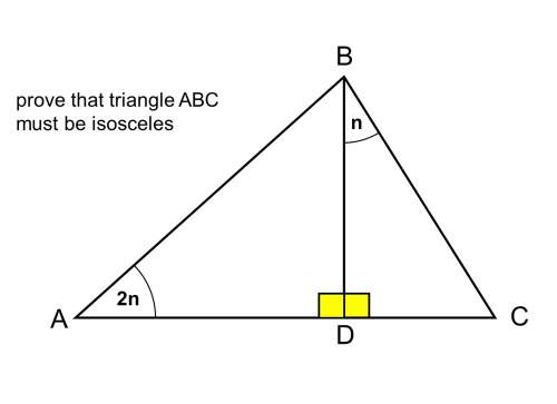 Prove that triangle abc must be isosceles