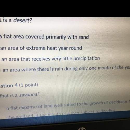 What is a desert ? just incase u can’t read the screen a: a flat area covered primarily with sand