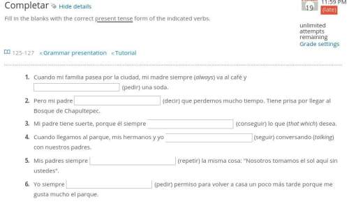 Ineed these spanish questions done by friday, so if u did this one can you check on my other spanish