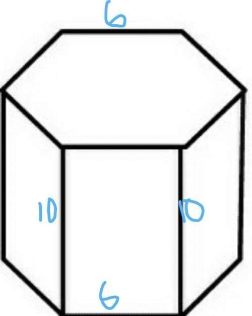 How do you find the surface area and volume of this? the height is 10 and the sides of the hexagon a