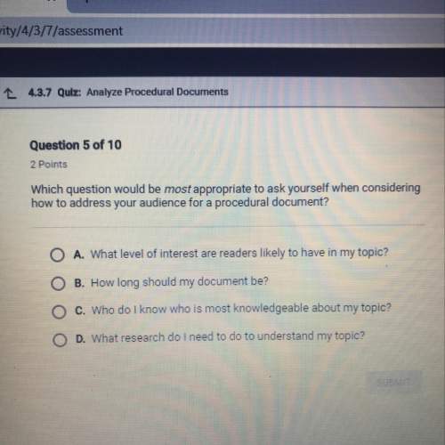 Which question would be most appropriate to ask yourself when considering how to address your audien