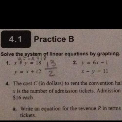The answer to #2? ? i already have the graph but i still need the answer