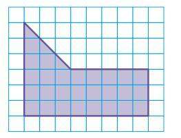 Find the area of the figuregreen: purple: blue: yellow: find the area of the figure. round to the n