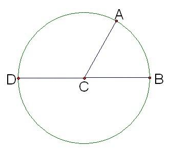 Angle dca is 120°. what percent of the circle's area does this section represent? a) 23% b) 27% c