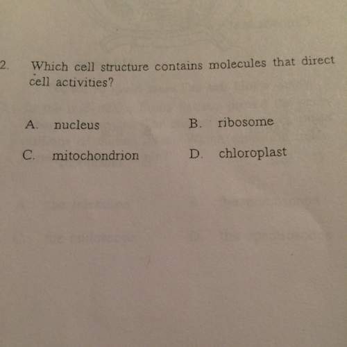 Which cell structure contains molecules that direct cell activities