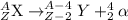 _Z^A\textrm{X}\rightarrow _{Z-2}^{A-4}Y+_2^4\alpha
