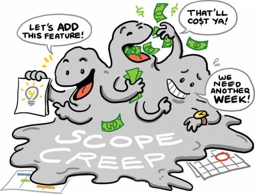When handling project scope creep, which are two things that all parties involved need to be aware o