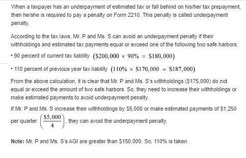 This year, paula and simon (married filing jointly) estimate that their tax liability will be $200,0