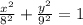 \frac{ {x}^{2} }{ {8}^{2} } + \frac{ {y}^{2} }{ {9}^{2} } = 1