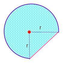 Un solar tiene forma de 3/4 de círculo unido con un triángulo rectángulo , en este solar va a ser ut