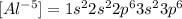 [Al^{-5}]=1s^22s^22p^63s^23p^6