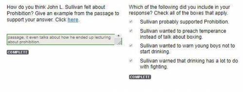 Can anyone  me with this  its urgent pls  me 20 pts how do you think john l. sullivan felt about pro
