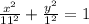 \frac{x^2}{11^2}+\frac{y^2}{1^2}=1
